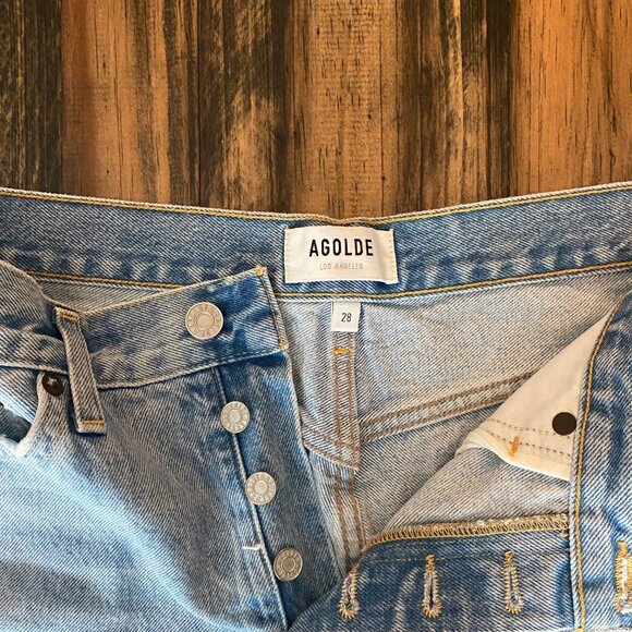 Agolde Parker Long Short in Swapmeet, 28 - Picture 4 of 5